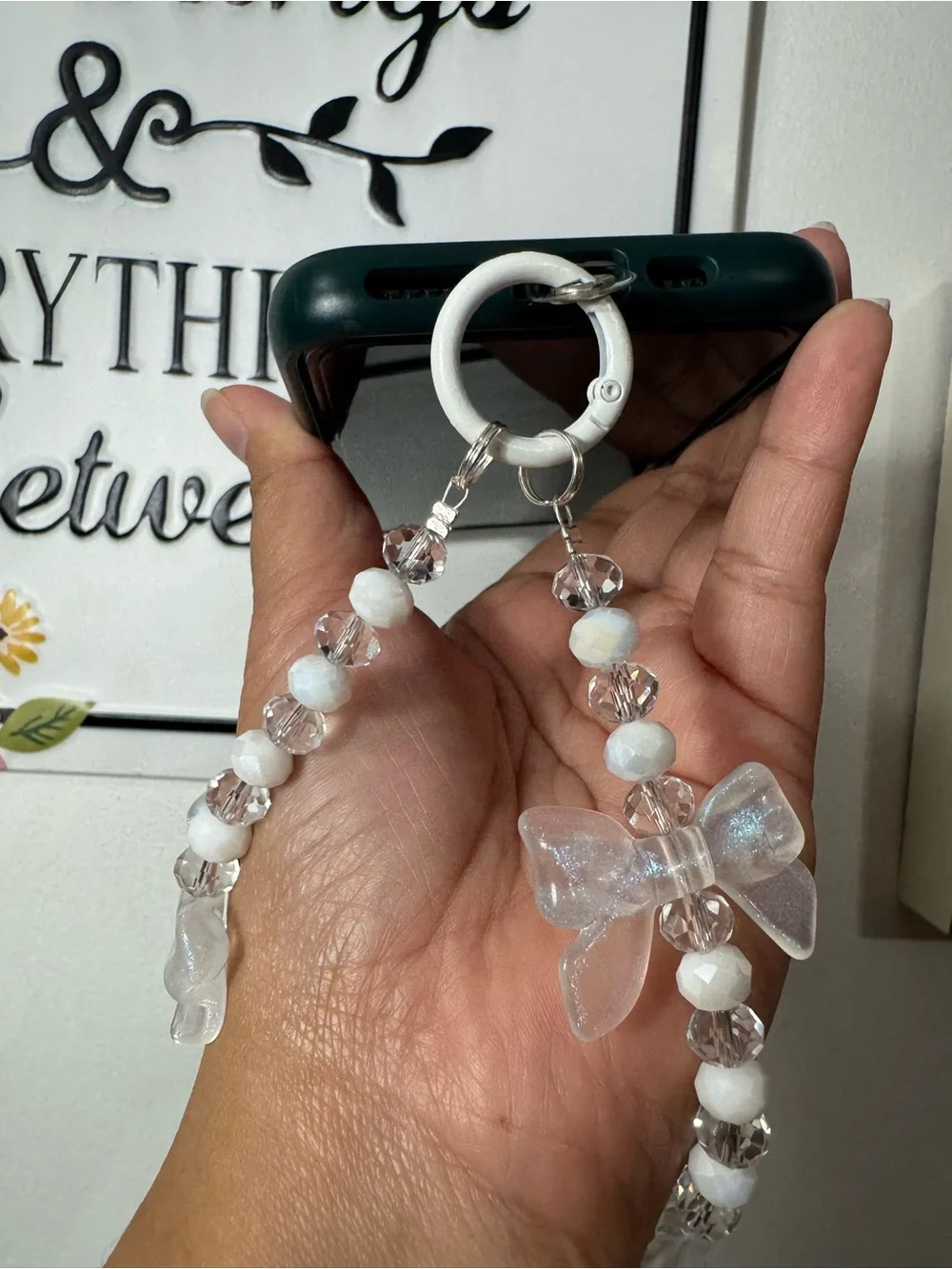 Bling Bling Crystal with Bow Phone/Key/Bag Chain #P1103